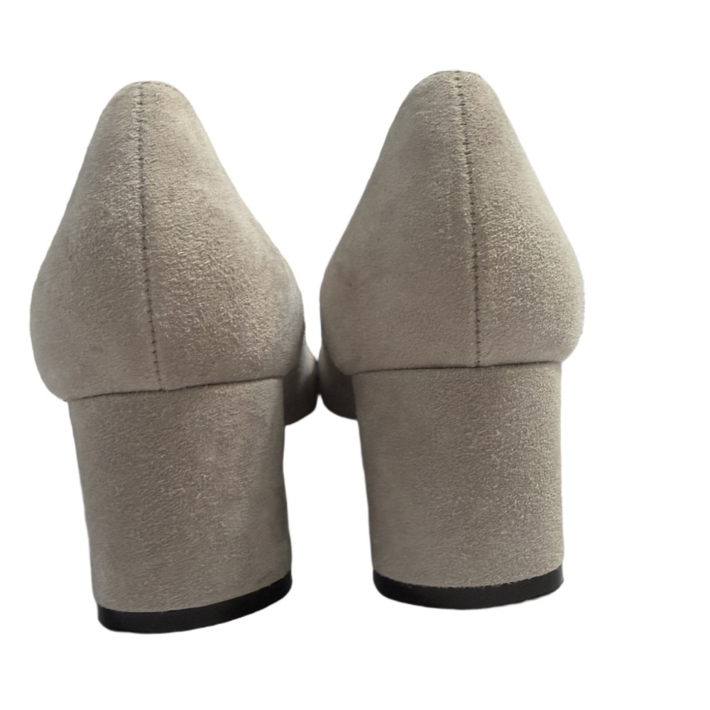Marni Leather Suede Round Toe Short Block Heels Size 8 - Picture 4 of 8